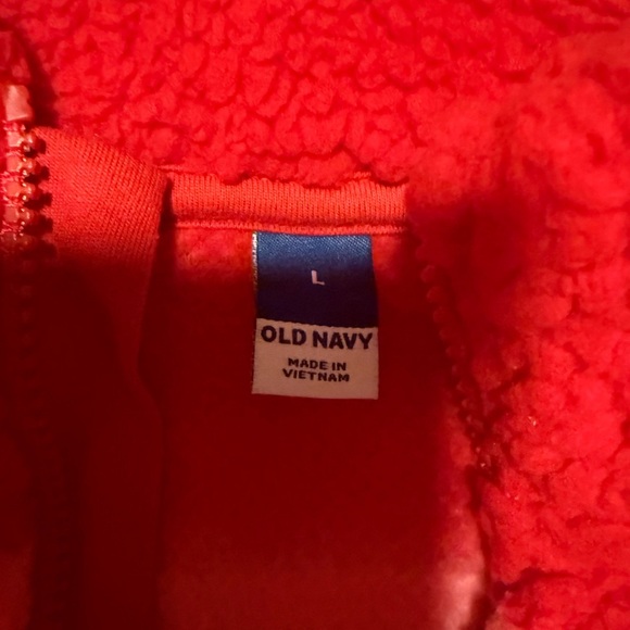 Old Navy Pink and Yellow Cowl Neck Sweater - Picture 6 of 6